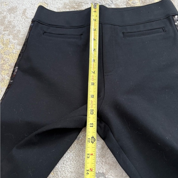 Spanx Perfect Black Pant with Sequin Tuxedo stripe - Picture 9 of 10